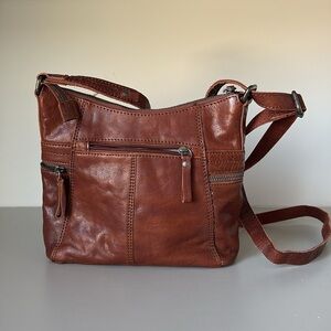 Spikes & Sparrow Crossbody Leather Bag Purse